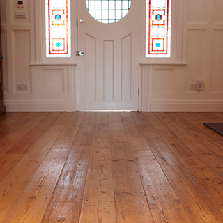 Reclaimed 20th century Pine floorboards